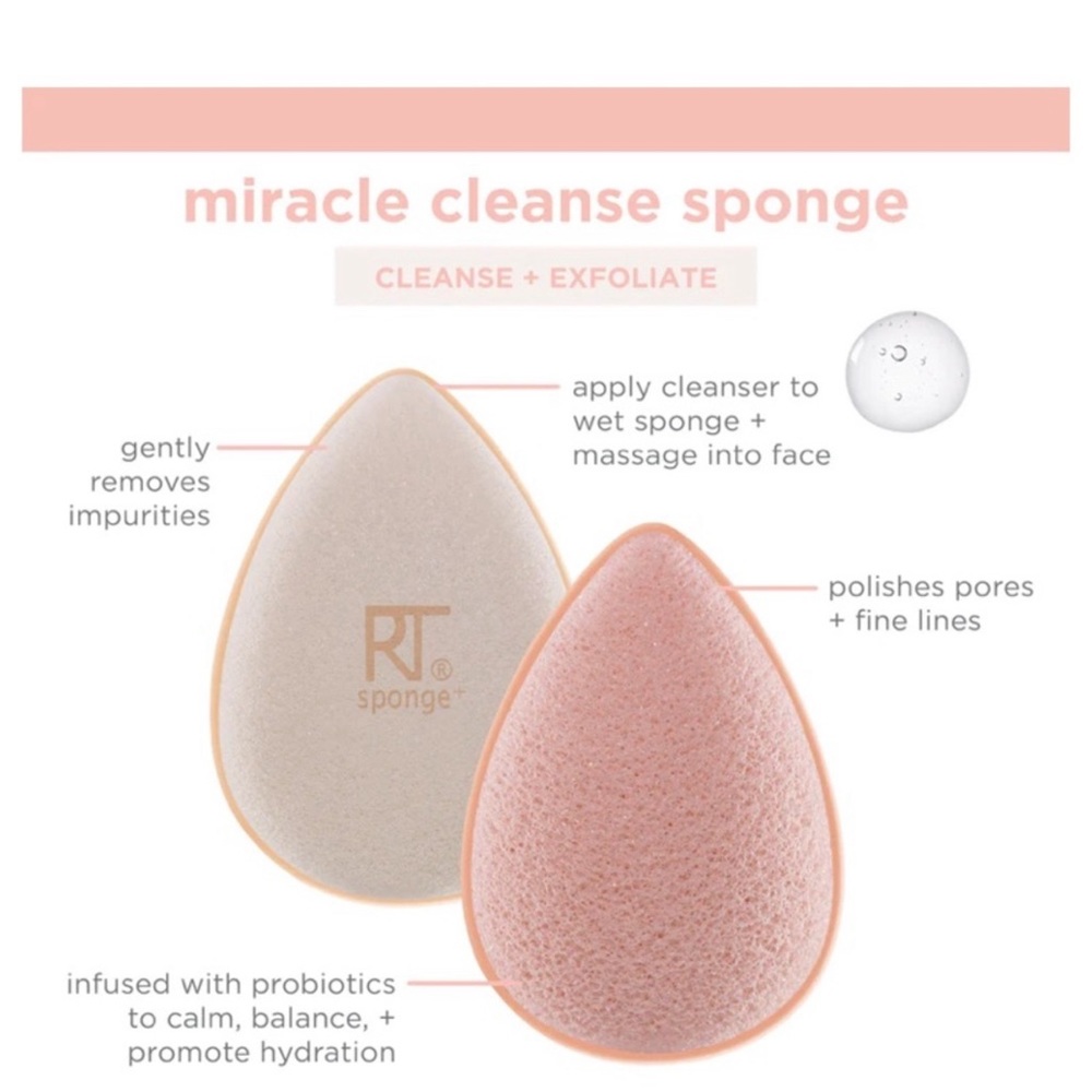 Real techniques miracle cleansing sponge